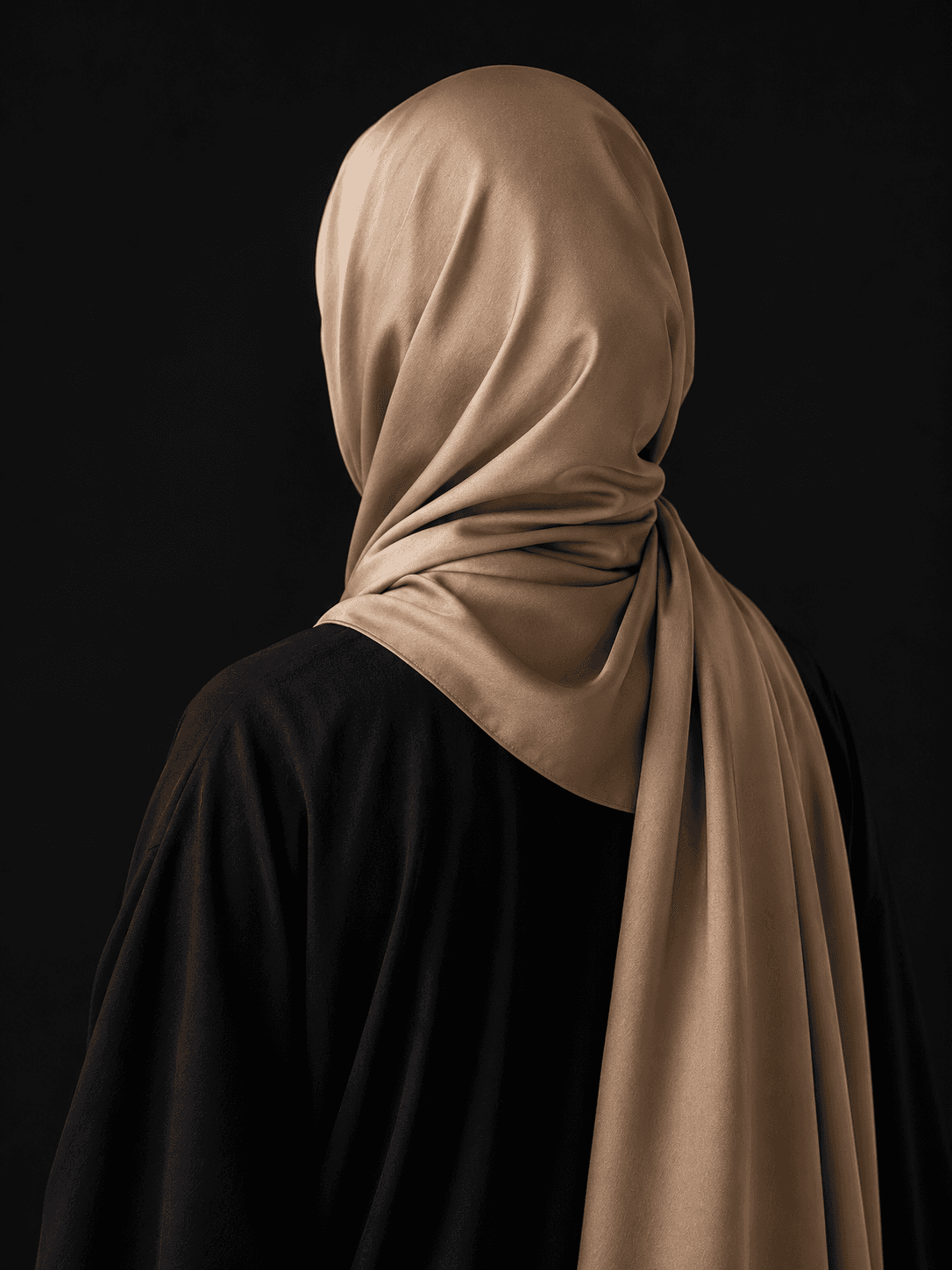 Hijab Soie Beige